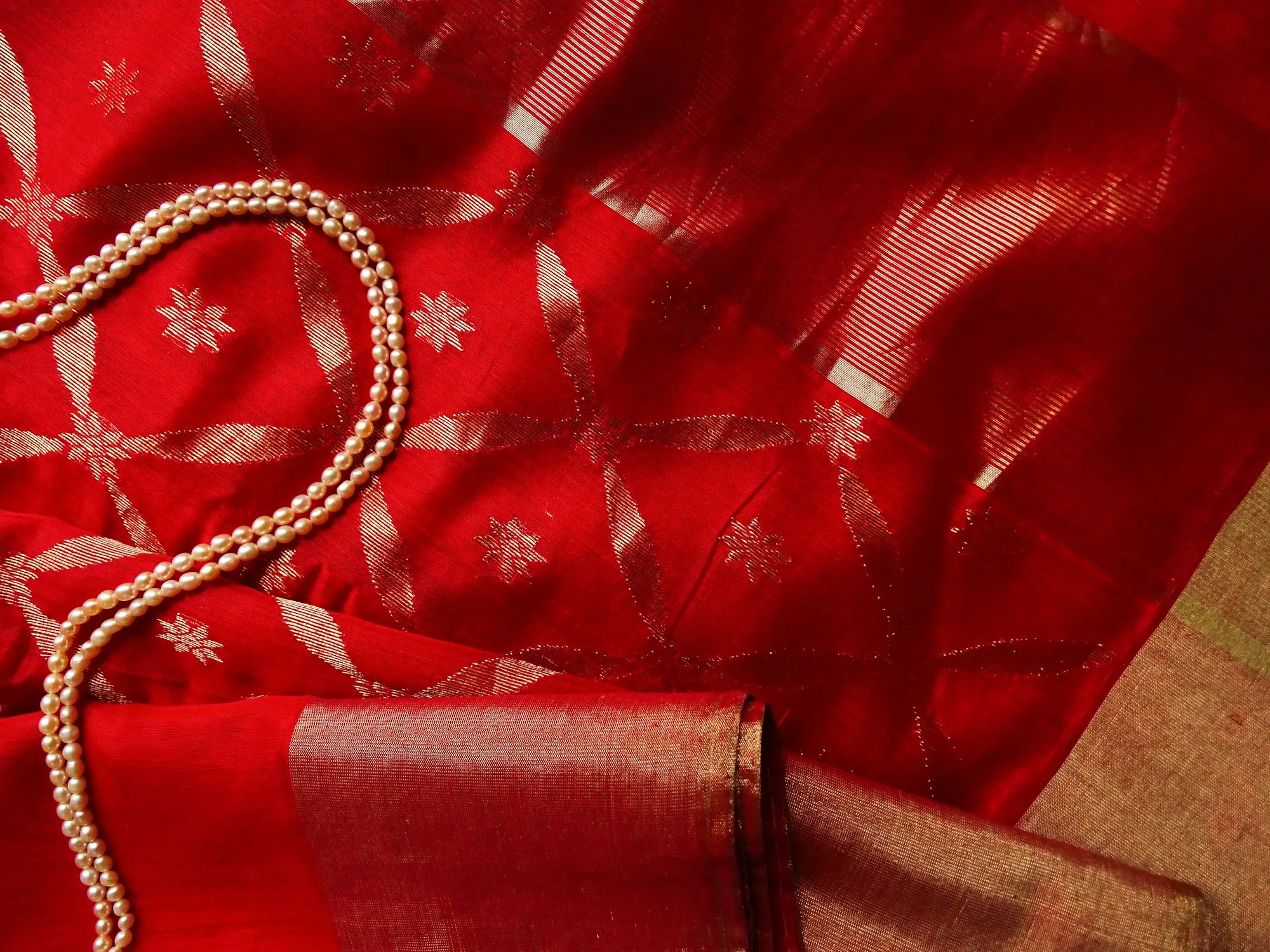 Handcrafted gold detail work